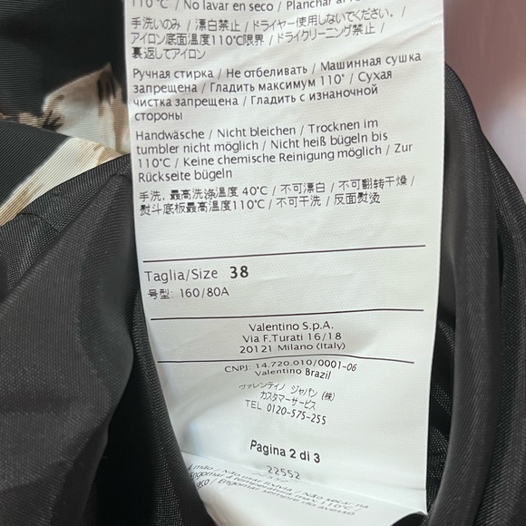 Red Valentino Ribbon and Bow fit flare dress Size 38 or 8 - Picture 4 of 8